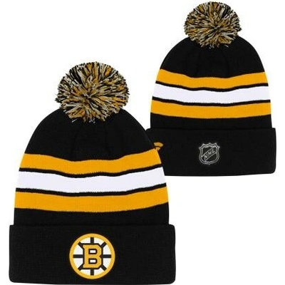 Outerstuff Dětská zimní čepice Boston Bruins NHL Cuffed Beanie With Pom