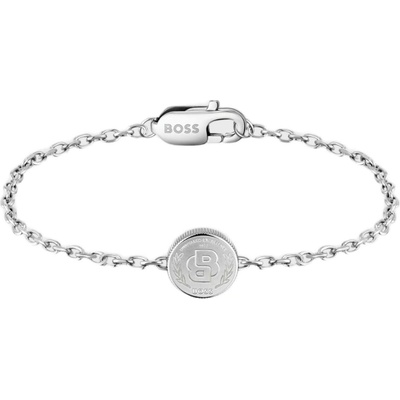 Hugo Boss Nadčasový ocelový náramek Double B 1580763M