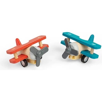 Bigjigs Toys natahovací letadlo Dvouplošník 1 ks