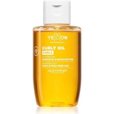 Yellow Curls Curly Oil озаряващо олио за къдрава коса 100ml