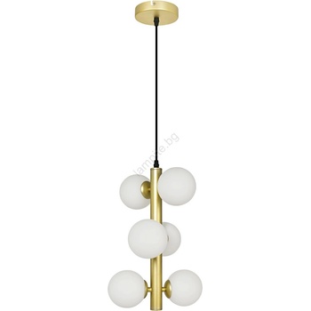 Brilagi - LED Пендел MILLA 6xG9/3W/230V златист/бял (BG1811)