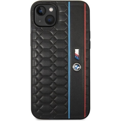 Púzdro BMW M Hexagonal Pattern iPhone 14 Plus čierne