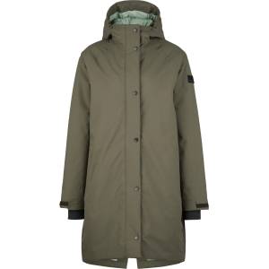Stoic Дамско палто Stoic Women's Mountainwool MMXX UppsalaSt. Oversized Coat - Dark Olive - размер 3XL (102-5015-0217)