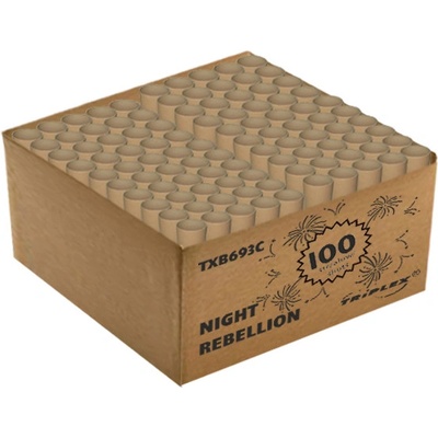 Triplex Ohňostroj Night Rebellion 100 ranná sada ohňostroje pro vlastní odpálení TXB693C