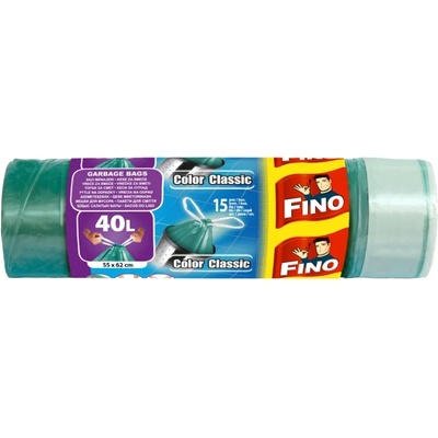 FINO Торби за отпадъци Fino - Color, 40 L, 15 броя, сиви (8571050011)