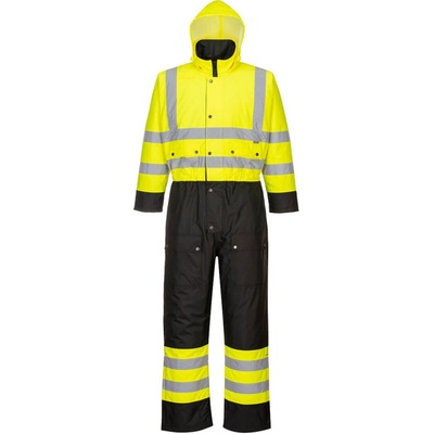Portwest Kombinéza Contrast S485 Hi-Vis reflexní žltá/čierna
