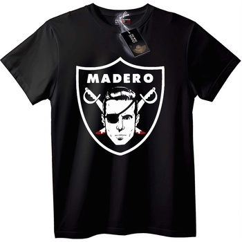 NOONEBRAND Тениска Madero щит - M, White