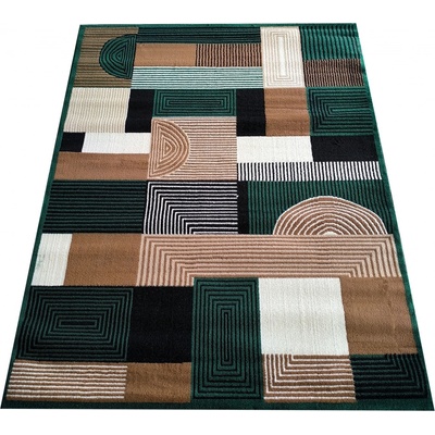 Makro Abra BCF Alfa 18 zelený hnědý béžový