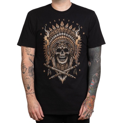 AFFLICTION мъжка тениска affliction - mountain smoke - a26490-bk