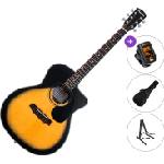 Pasadena PGC-100 Premium SET Сунбурст Джъмбо китара