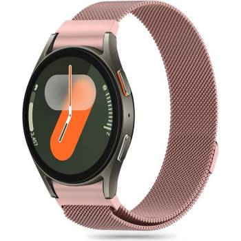 Tech-Protect Стоманена верижка за смарт часовник Samsung Galaxy Watch 4/5/5 Pro/6/7/FE от Tech-Protect MilaneseBand - Rose Gold (5906302313792)