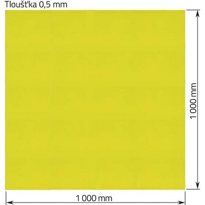 TIPA Epoxidová izolačná doska 0,5 × 1000 × 1000 mm pre batériové súpravy