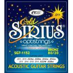 Gorstrings SIRIUS Gold SG7-1152 Струни за акустична китара (SG7-1152)