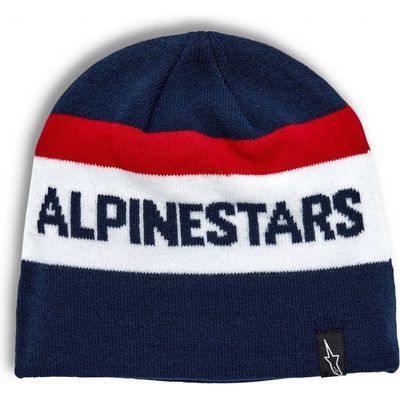 Alpinestars STAKE beanie modrá/červená/bílá