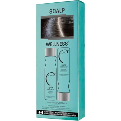 Malibu Scalp Wellness Collection šampon 266 ml + kondicionér 266 ml + wellness sáčky 4 kusy dárková sada