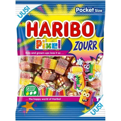 Haribo Pixel želé s ovocnou příchutí 80 g