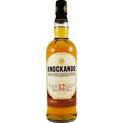 Knockando 12y 43% 0,7 l (čistá fľaša)