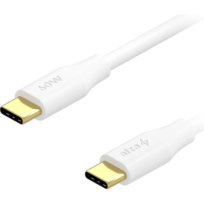 AlzaPower APW-CBCHTCTC22001W 2-Pack USB-C to USB-C 2.0 60W 1m bílý