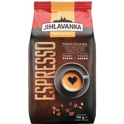 JIHLAVANKA Espresso zrnková 0,75 kg