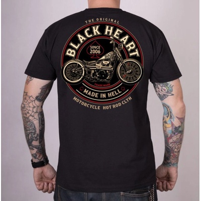 Black heart Мъжка тениска BLACK HEART - TRAPPER - Black - 18316