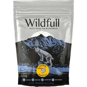 WILDFULL Котка Възрастен Стерилизиран&Лек - Пиле & Тиква 1, 5 кг