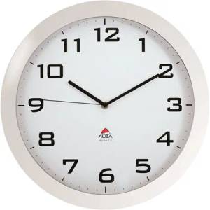 Alba Стенен часовник, 38 cm, ALBA "Horissimo", бял HORISSIMO BC (HORISSIMO BC)