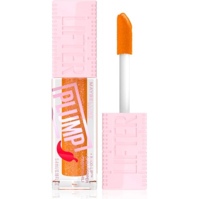 Maybelline Lifter Plump блясък за устни с увеличаващ ефект цвят 008 Hot Honey 5, 4ml