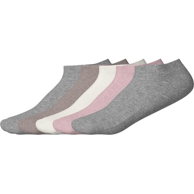 Esmara dámské nízké ponožky s BIO bavlnou 5 párů bílá/růžová/šedá – Zbozi.Blesk.cz