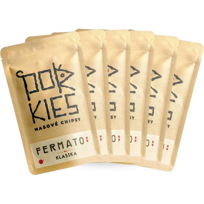 Porkies Fermato klasika masové chipsy 6 x 30 g