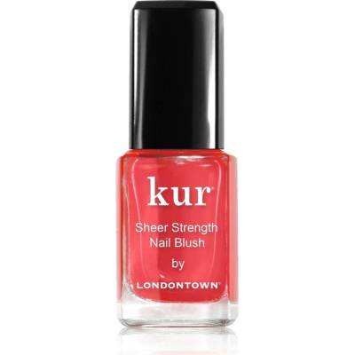 Londontown kur Sheer Strength Nail Blush Poppy zpevňující lak na nehty 12 ml