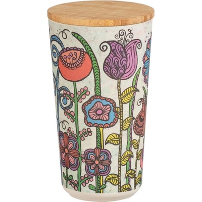 Wenko Dóza s bambusovým vekom Flowers 950ml