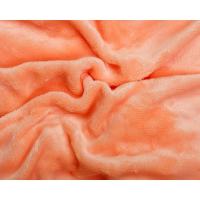 Sleep-well prostěradlo mikroflanel lososová 180x200x20