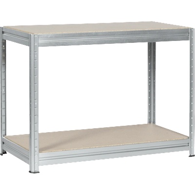 Carmen Метален стелаж MEGA 87x160x60 см, до 600 кг на рафт - цинк (3580524)