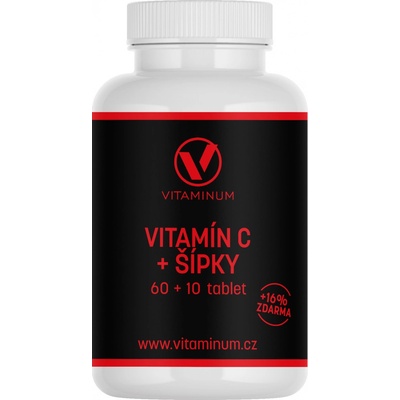 Vitaminum Vitamín C + šípky 1000 mg 70 tablet