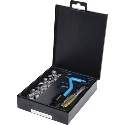 KS Tools 150.6140 Sada na opravu nerezového závitu M14x1,25mm, 17 ks