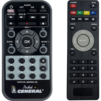 GENERAL SonicGear Morro X9 - дистанционно управление дубликат (Morro X9)