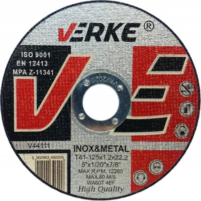 Verke Řezný kotouč 125 x 1,2 x 22,2mm V44111