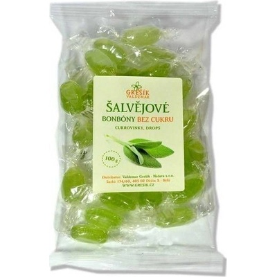 Grešík Šalviové cukríky bez cukru 100 g