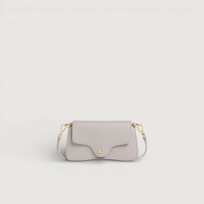 Coccinelle C-ME kožená mini bag Oyster