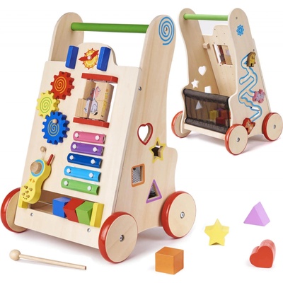 BabySafety dřevěné vícebarevné