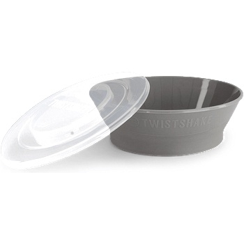 Купичка с капак Twistshake 6+ м Pastel Grey (7350083121547)