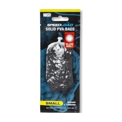 Kevin Nash PVA sáčky Speedload Solid PVA Bags Slow Melt Small 55x125 mm 20 ks