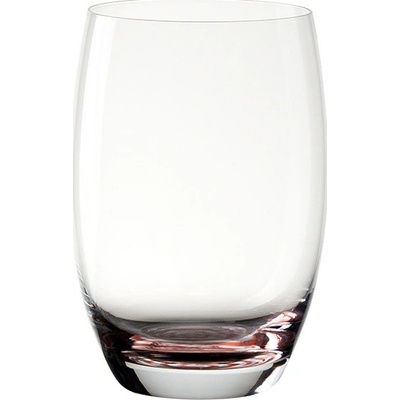 Lunasol Poháre tumbler s červeným špirálovým dnom Optima Glas 6 x 460 ml