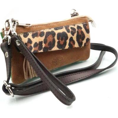Caramelo dámská kožená crossbody kabelka 51199 Cuero