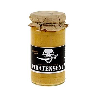 Kornmayer - Pirátská hořčice, s červenými luskami pepře a rumem - velmi ostrá, 210 ml