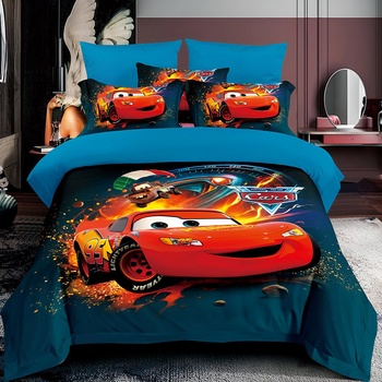 EmonaMall Детско спално бельо 3D (реално изображение) EmonaMall, 6 части - Модел S18792 (S18792-4444e7)