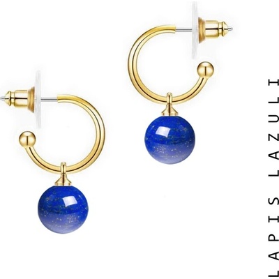Taboo kruhové náušnice Spirit of Nature Lapis lazuli tbe012