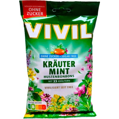 Vivil Kräuter Mint Bonbons 120 g