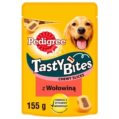 Pedigree Tasty Minis plátky hovädzie a hydinové 155 g