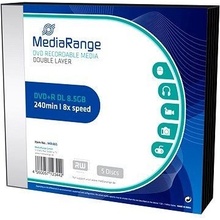 Mediarange DVD+R 8,5GB 8x, 5ks